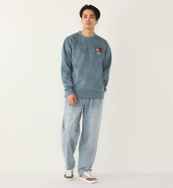 SHIPS Colors 「SHIPS Colors:フェイクスエード (ポリエステル) エンブロイダリー スウェット」|スウェット・ジャージ|