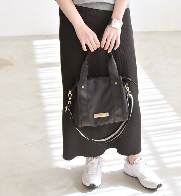 quaranciel「《一部追加予約》quaranciel: 2way 8ポケット ライン ショルダー バッグ」|ショルダー・メッセンジャー|