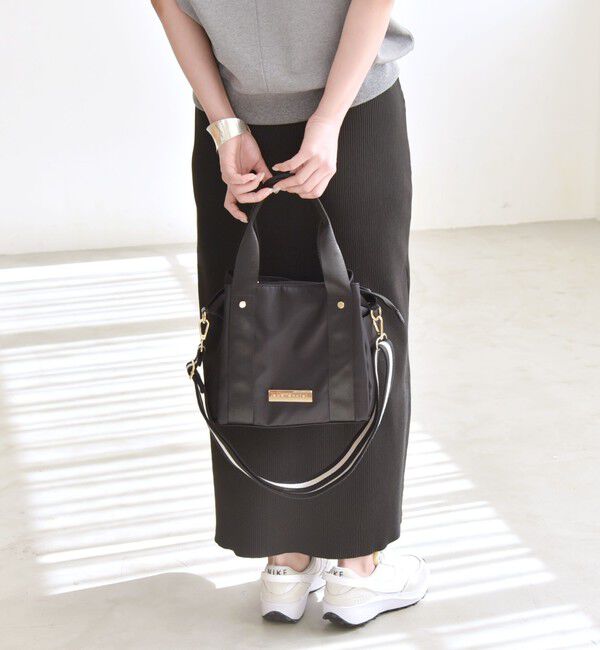 quaranciel「《一部追加予約》quaranciel: 2way 8ポケット ライン ショルダー バッグ」|ショルダー・メッセンジャー|