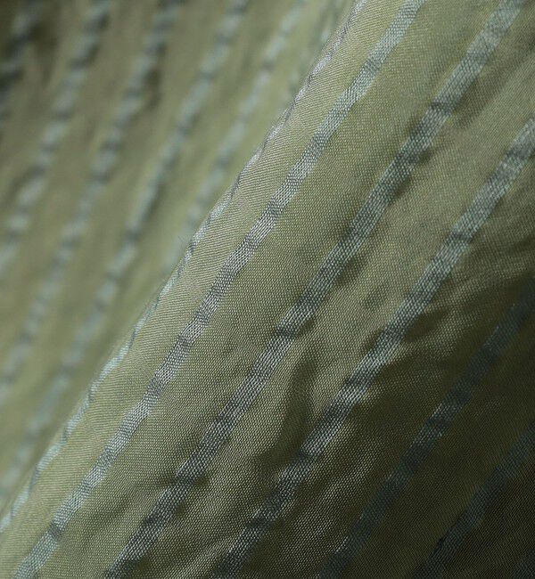 quaranciel「quaranciel:〈手洗い可能〉シアー ストライプ ボーダー ビッグ シャツ」|シャツ・ブラウス|