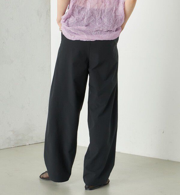 SHIPS for women「Wai＋:〈手洗い可能〉2タック スラックス」|スラックス|