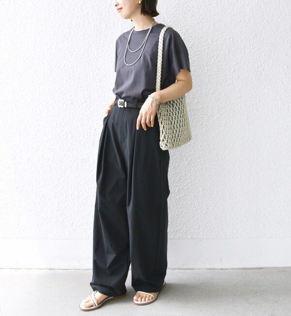 SHIPS for women「〈接触冷感〉ポンチ ドルマン TEE」|Tシャツ・カットソー|