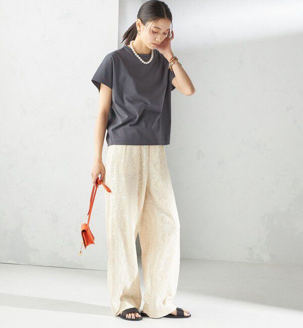 SHIPS for women「〈接触冷感〉ポンチ ドルマン TEE」|Tシャツ・カットソー|