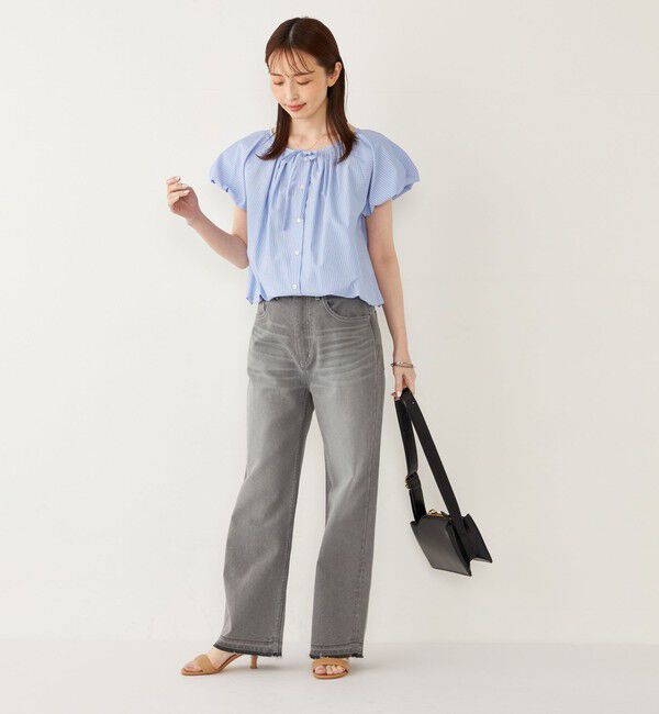 SHIPS Colors 「SHIPS Colors:〈洗濯機可能〉バルーンスリーブ ブラウス」|シャツ・ブラウス|