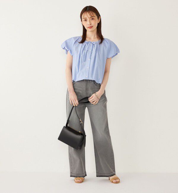 SHIPS Colors 「SHIPS Colors:〈洗濯機可能〉バルーンスリーブ ブラウス」|シャツ・ブラウス|