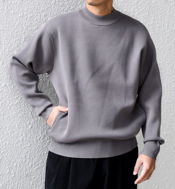 SHIPS any「SHIPS any:〈手洗い可能〉RETENTION リラックス モックネック ニット◇」|ニット・セーター|