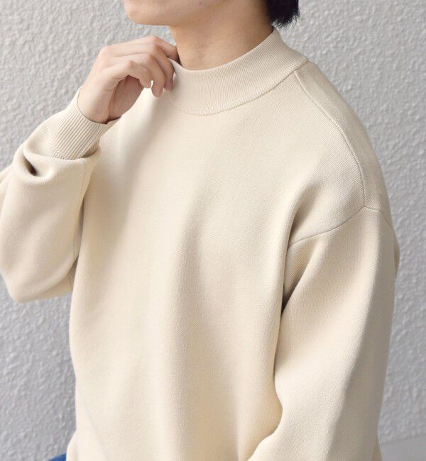 SHIPS any「SHIPS any:〈手洗い可能〉RETENTION リラックス モックネック ニット◇」|ニット・セーター|ベージュ