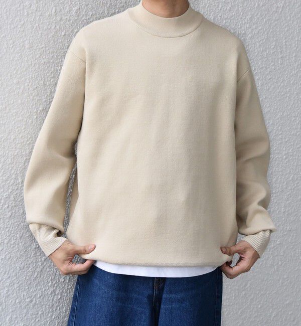 SHIPS any「SHIPS any:〈手洗い可能〉RETENTION リラックス モックネック ニット◇」|ニット・セーター|