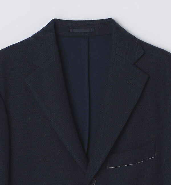 SHIPS「SHIPS: LANIFICIO ROMA ネイビー ソリッド ジャケット」|テーラードジャケット|