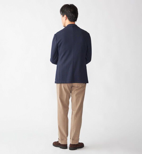 SHIPS「SHIPS: LANIFICIO ROMA ネイビー ソリッド ジャケット」|テーラードジャケット|