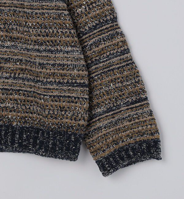 SHIPS「crepuscule: MULTI BORDER MIX PO」|ニット・セーター|