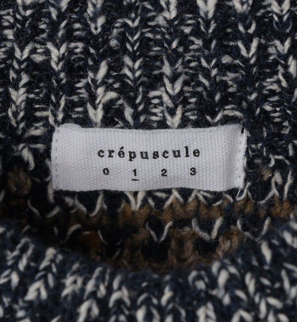 SHIPS「crepuscule: MULTI BORDER MIX PO」|ニット・セーター|