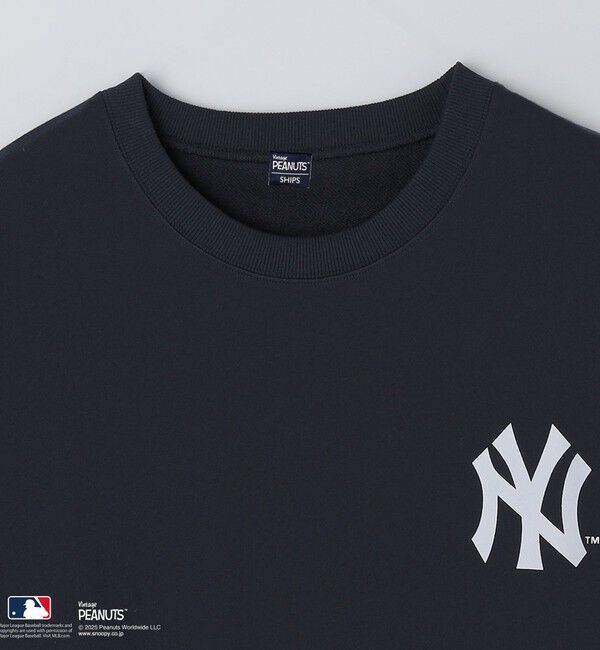 SHIPS「【WEB限定】SHIPS: VINTAGE PEANUTS&times;MLB プリント クルーネック スウェット」|スウェット・ジャージ|