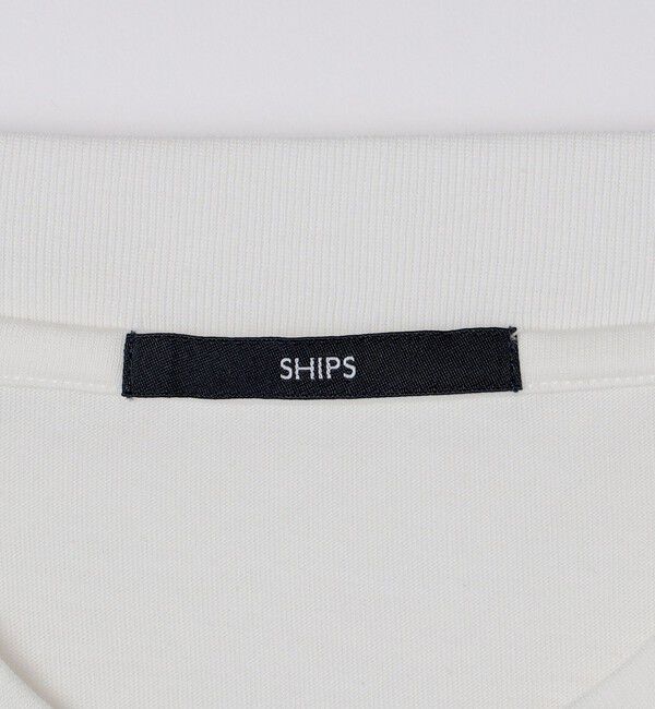 SHIPS「【WEB限定】SHIPS:〈手洗い可能/抗菌/防臭〉シルケット ビズ クルーネック ロングスリーブ」|Tシャツ・カットソー|