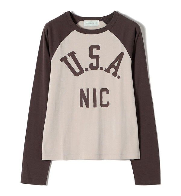 SHIPS for women「NINE CASE:〈手洗い可能〉シアー ラグラン TEE」|Tシャツ・カットソー|