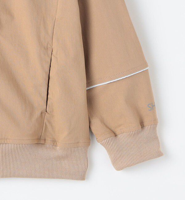 SHIPS KIDS「SHIPS KIDS:110～130cm / ライン スタンド スポーツ ブルゾン」|スウェット・ジャージ|