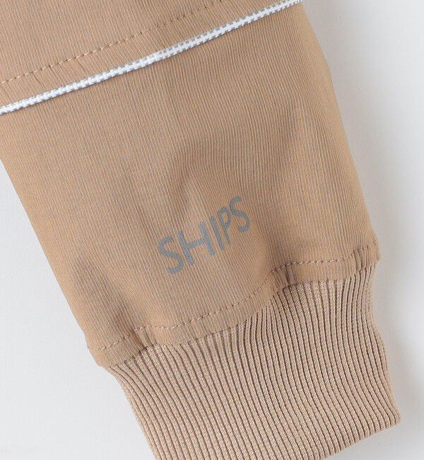 SHIPS KIDS「SHIPS KIDS:110～130cm / ライン スタンド スポーツ ブルゾン」|スウェット・ジャージ|