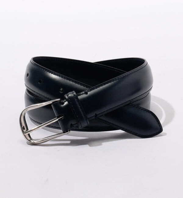 TOMORROWLAND GOODS「【別注】MAISON OCTOPUSSY&times;TOMORROWLAND カーフレザー ベルト」|ベルト|69 ネイビー