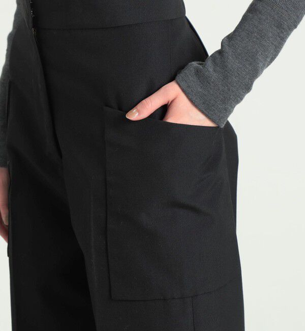 BACCA「ポリエステルウール ワイドカーゴパンツ」|その他|
