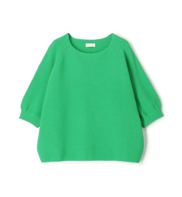 Ballsey「モスステッチ ワイドプルオーバー」|ニット・セーター|55 グリーン