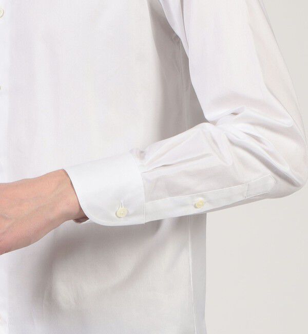 TOMORROWLAND MENS「120/2スーピマコットンドビー ワイドスプレッドカラー ドレスシャツ」|シャツ・ブラウス|