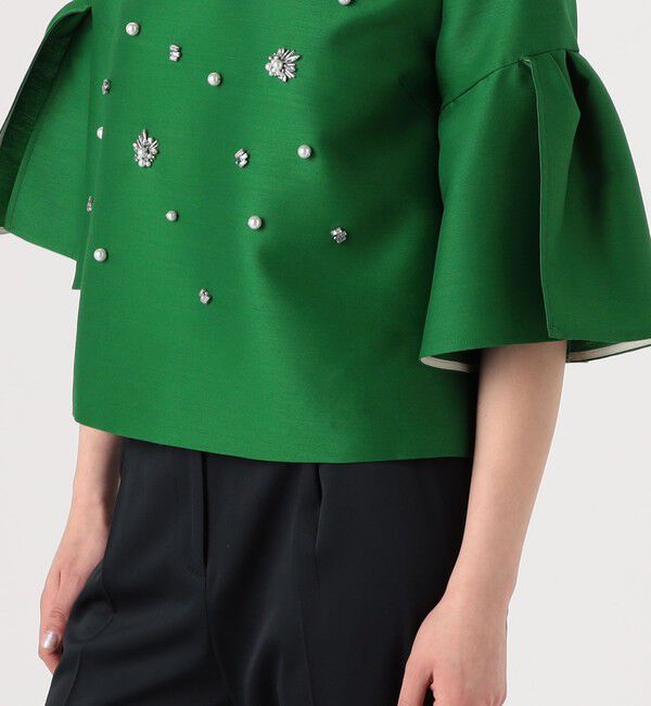 TOMORROWLAND BUYING WEAR「【別注】FLICKA for TOMORROWLAND with bijou トップス」|シャツ・ブラウス|