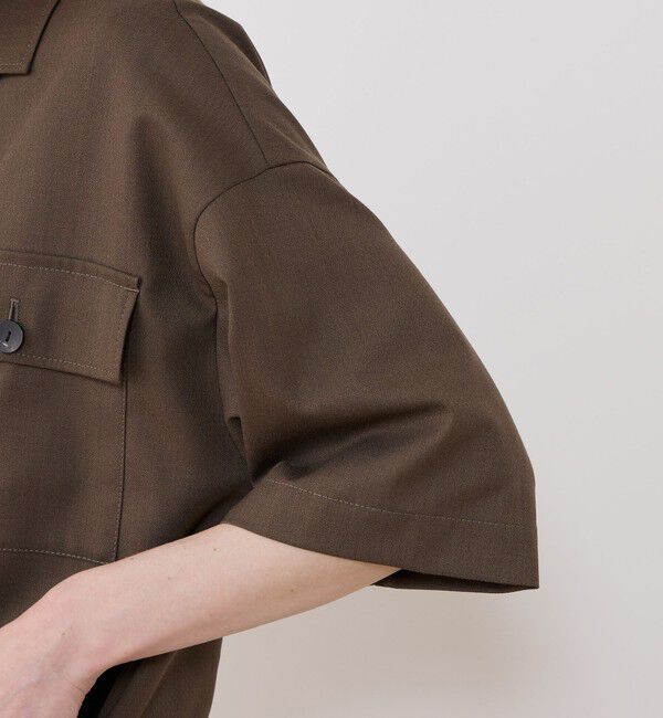 GALERIE VIE「クレープウールストレッチ ジャンプスーツ」|オールインワン|