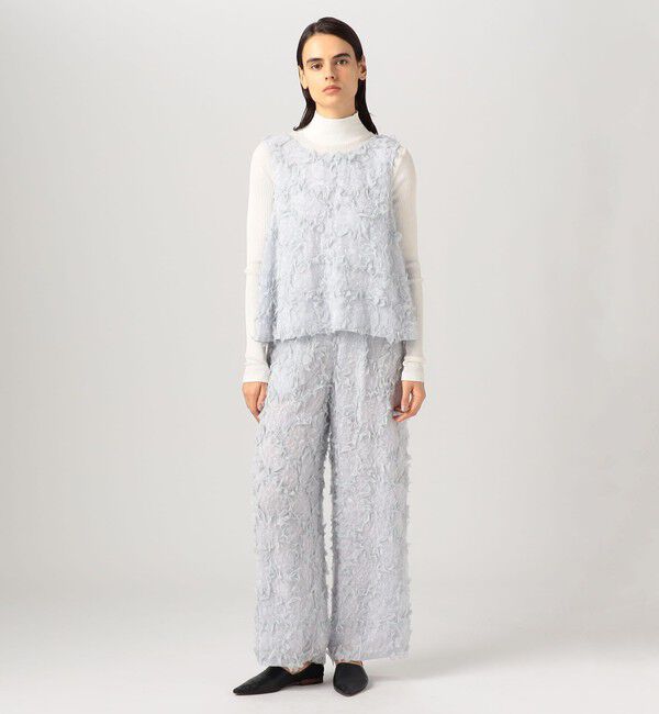 DES PRES「ブルームエンブロイダリー スリーブレスブラウス」|シャツ・ブラウス|