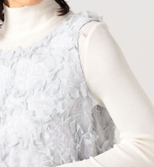 DES PRES「ブルームエンブロイダリー スリーブレスブラウス」|シャツ・ブラウス|