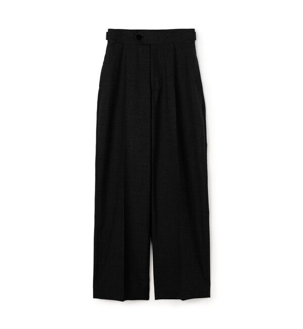 Edition「Super140&rsquo;sトロピカルウール グルカスラックス」|スラックス|19 ブラック