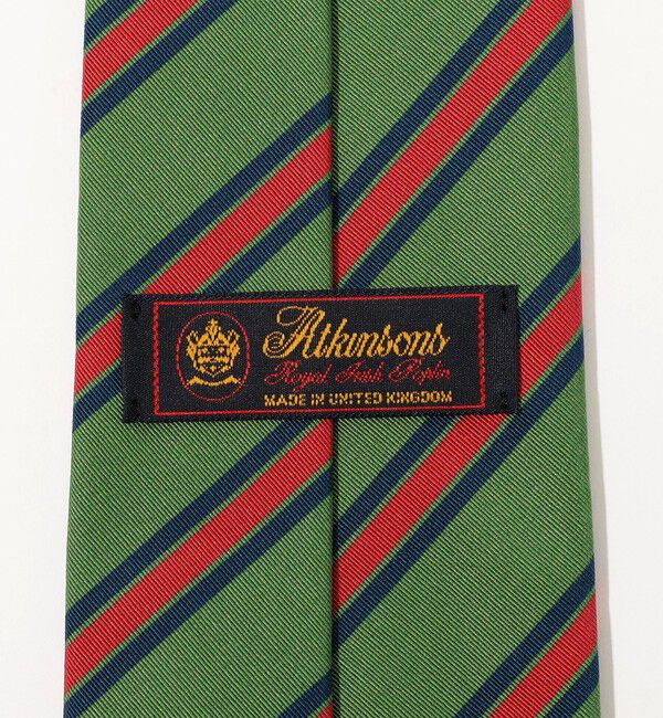 TOMORROWLAND GOODS「Atkinsons アイリッシュポプリン レジメンタルストライプネクタイ」|ネクタイ・蝶ネクタイ|