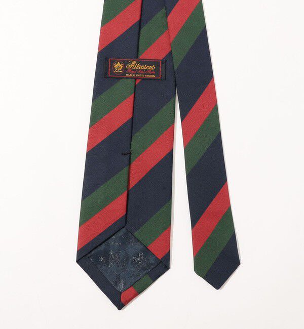 TOMORROWLAND GOODS「Atkinsons アイリッシュポプリン レジメンタルストライプネクタイ」|ネクタイ・蝶ネクタイ|