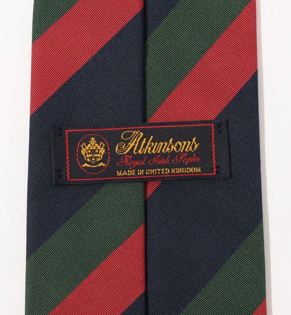 TOMORROWLAND GOODS「Atkinsons アイリッシュポプリン レジメンタルストライプネクタイ」|ネクタイ・蝶ネクタイ|