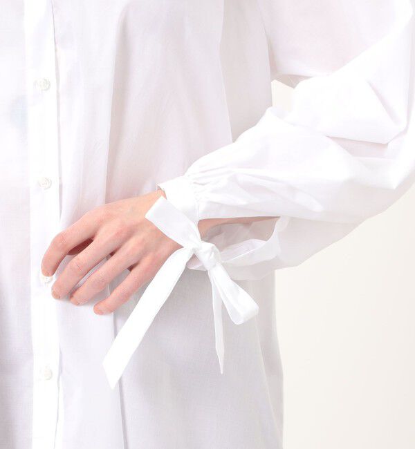 TOMORROWLAND BUYING WEAR「BOURRIENNE FLIRT コットン ギャザーブラウス」|シャツ・ブラウス|