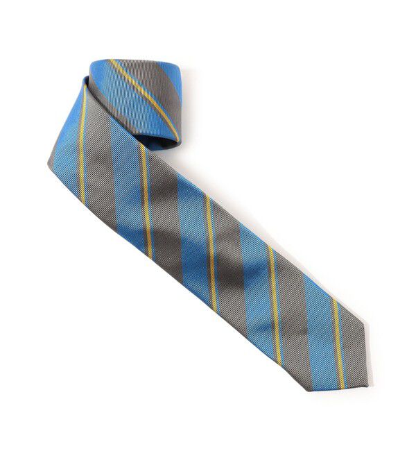 TOMORROWLAND GOODS「TOMORROWLAND シルク レジメンタルストライプナロータイ」|ネクタイ・蝶ネクタイ|16 ブルー系