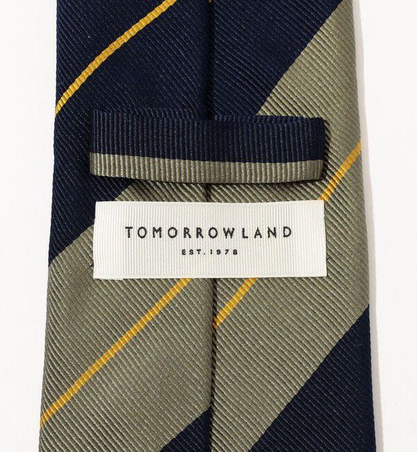 TOMORROWLAND GOODS「TOMORROWLAND シルクジャガード レジメンタルストライプネクタイ」|ネクタイ・蝶ネクタイ|
