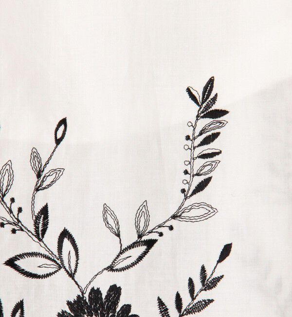 DES PRES「ボタニカルシークエンス ボリュームベルテッドチュニックブラウス」|シャツ・ブラウス|