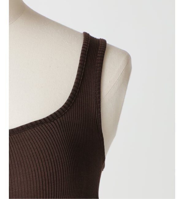 EMILYWEEK「シルクテレコリブブラタンクトップ」|インナー|