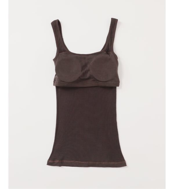 EMILYWEEK「シルクテレコリブブラタンクトップ」|インナー|