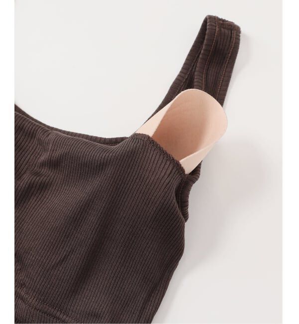 EMILYWEEK「シルクテレコリブブラタンクトップ」|インナー|