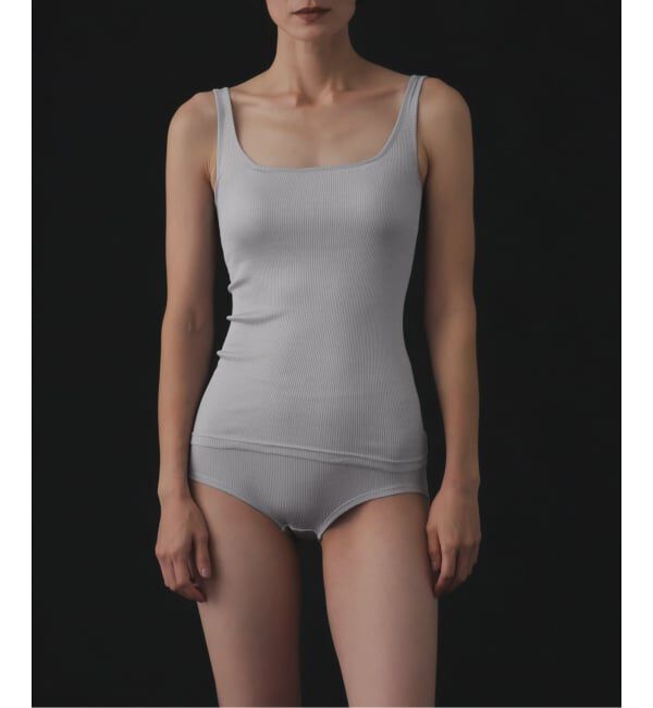 EMILYWEEK「シルクテレコリブブラタンクトップ」|インナー|