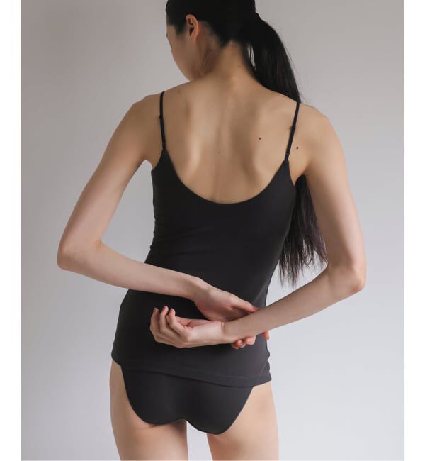 EMILYWEEK「【RESET】オーガニックコットン混 ブラキャミソール（グレー）」|インナー|