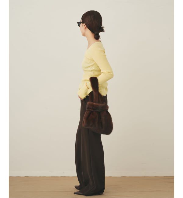 Plage「easy care wide rib プルオーバー」|ニット・セーター|