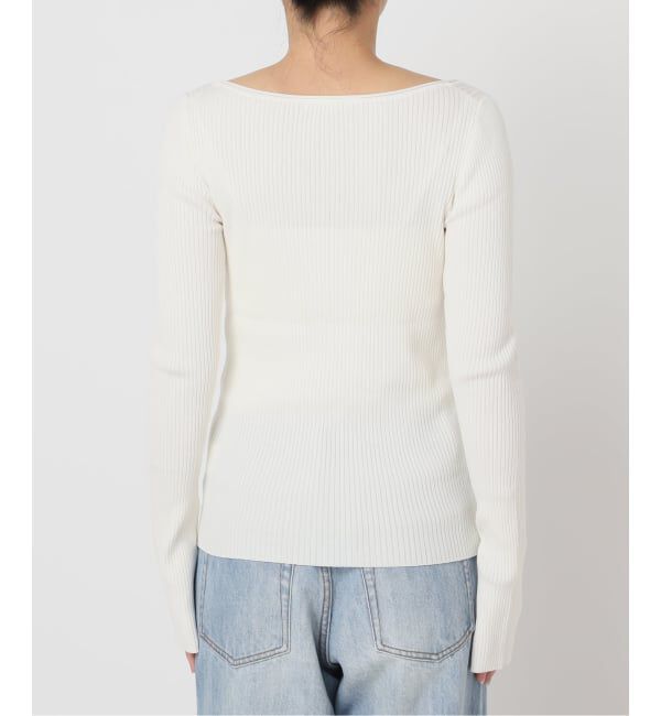 Plage「easy care wide rib プルオーバー」|ニット・セーター|