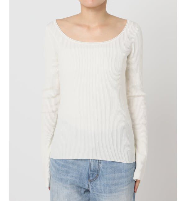 Plage「easy care wide rib プルオーバー」|ニット・セーター|