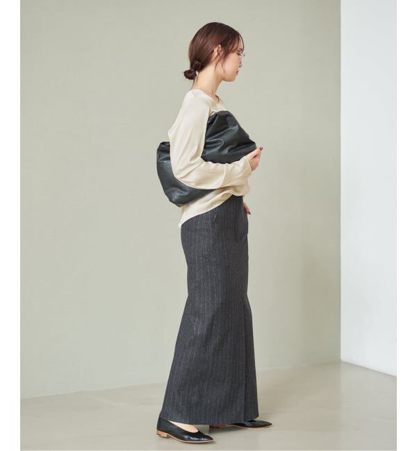 Plage「R&rsquo;IAM サテンロンT ブラウス」|シャツ・ブラウス|