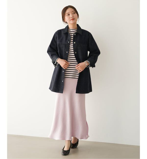 IENA「《追加10》ダブルサテンスカート」|スカート|