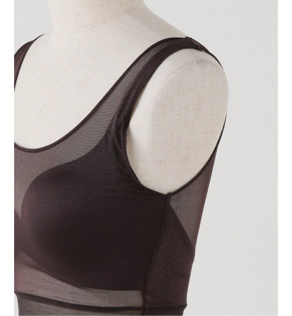 IENA「NICENICE MOMENT/ナイスナイスモーメント MESH BRA TANK NNM3-25SS-012」|インナー|