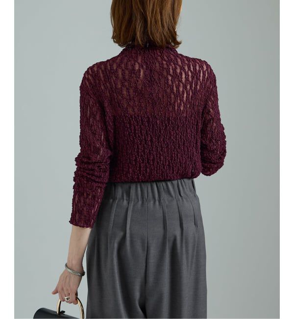 VERMEIL par iena「stretch lace プルオーバー」|シャツ・ブラウス|