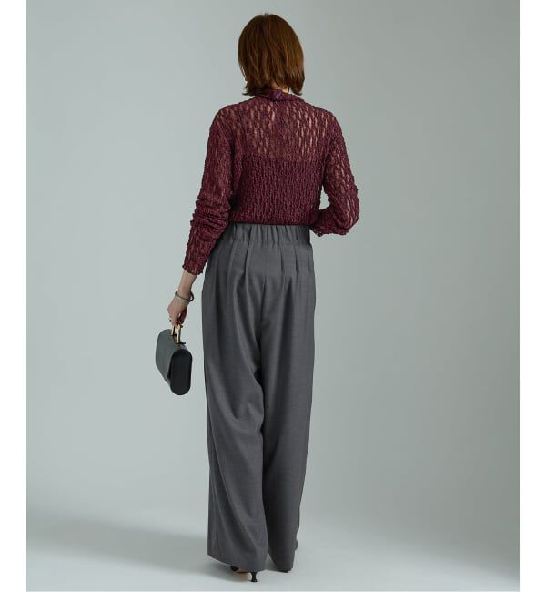 VERMEIL par iena「stretch lace プルオーバー」|シャツ・ブラウス|